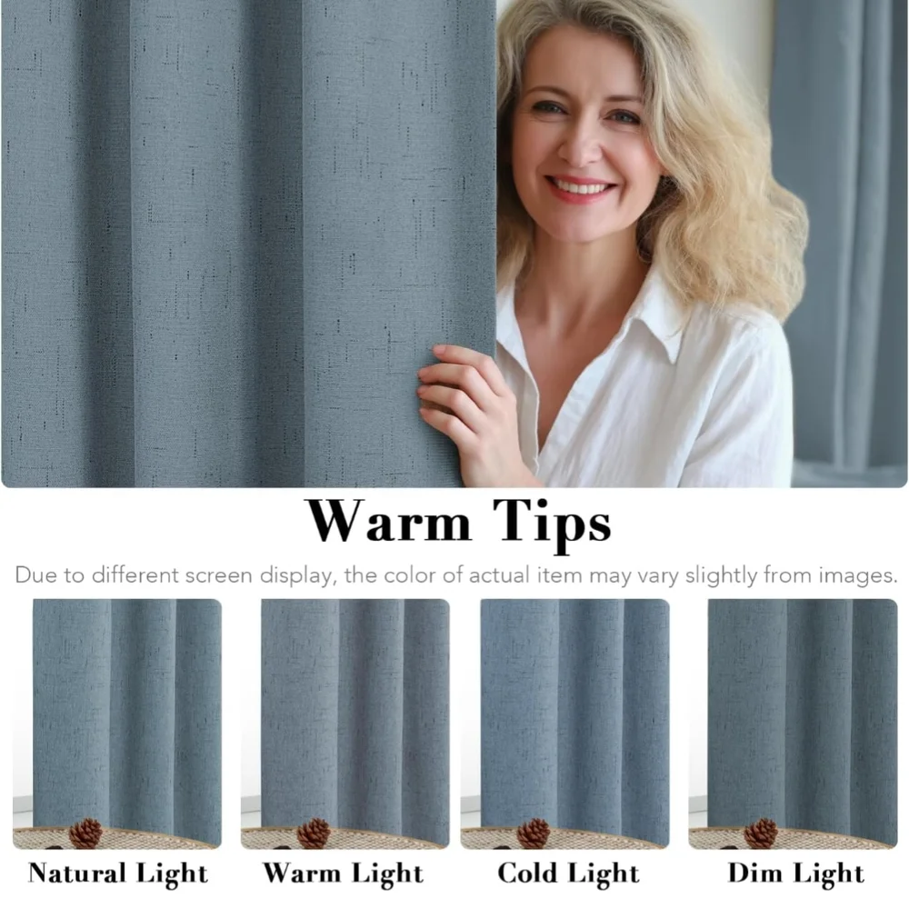 Elegant Blue Curtains